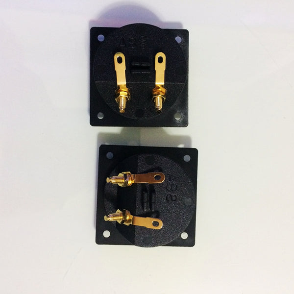 Square Binding Post Type Speaker Terminal Box Board Cup Wire Cable