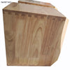 IWISTAO HIFI 2 Way Bookshelf Solid Wood Empty Speaker Cabinet 6.5 Inches 1 Pair Diamond Cut Corner 18L for Aurum Cantus G2 Ribbon Tweeter