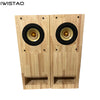 IWISTAO HIFI 4 Inches Full Range Speaker Heighten Empty Labyrinth Cabinet 1 Pair for Tube Amplifier