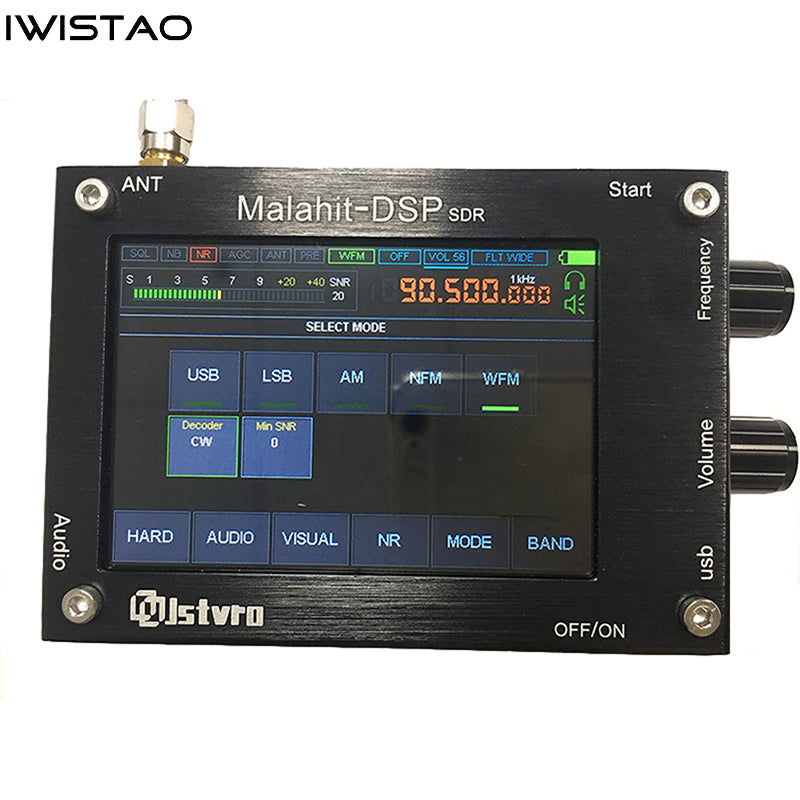 Malahit DSP SDR Radio 1.10C Software Defined Radio Receiver IWISTAO