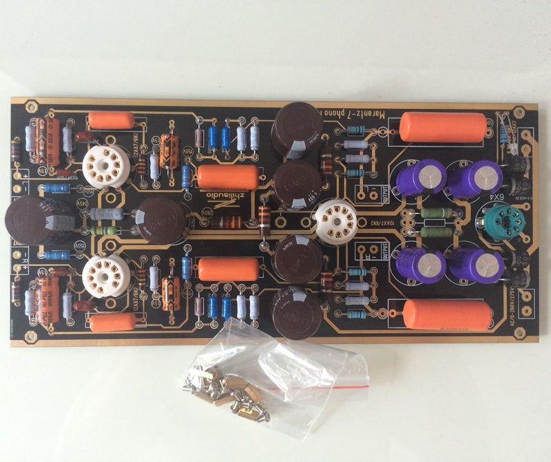 IWISTAO Tube Phono Amp Stage Kit M7 Turntable RIAA 12AX7 6X4 Rectifier