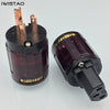 079 Oyaide Pure Copper Australian / American Standard Power Plug Power Cord Tail Plug HIFI DIY