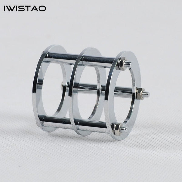 IWISTAO 1pc Tube Shield Silver-plated Copper for Tubes 12AU7, 12AX7, 6N1, 6N3, 6N6  Tube Amp