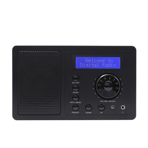 DAB+FM Digital Radio 2W RMS Bluetooth Speaker Snooze & Alarm Clock LCD Display Desktop Home Radios