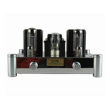 2x12W Single-ended Class A Tube Amplifier 6N2J Preamp EL34 Power 5Z4PJ Stainless Steel Chassis
