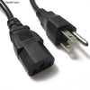 American Standard AC power cord 1.5mm Square Black