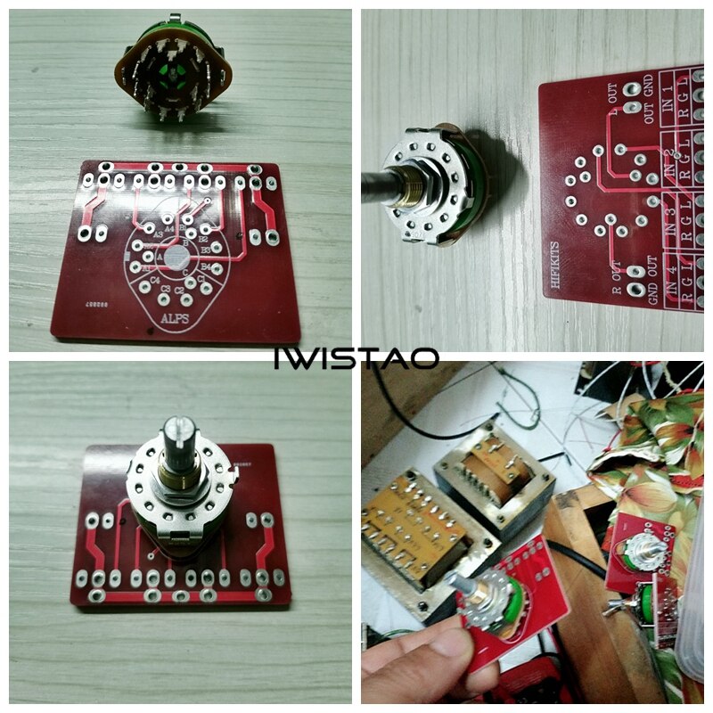 Double Shielded Signal Selection Switch PCB Kit for ALPS 3 Pole to 4 G ...