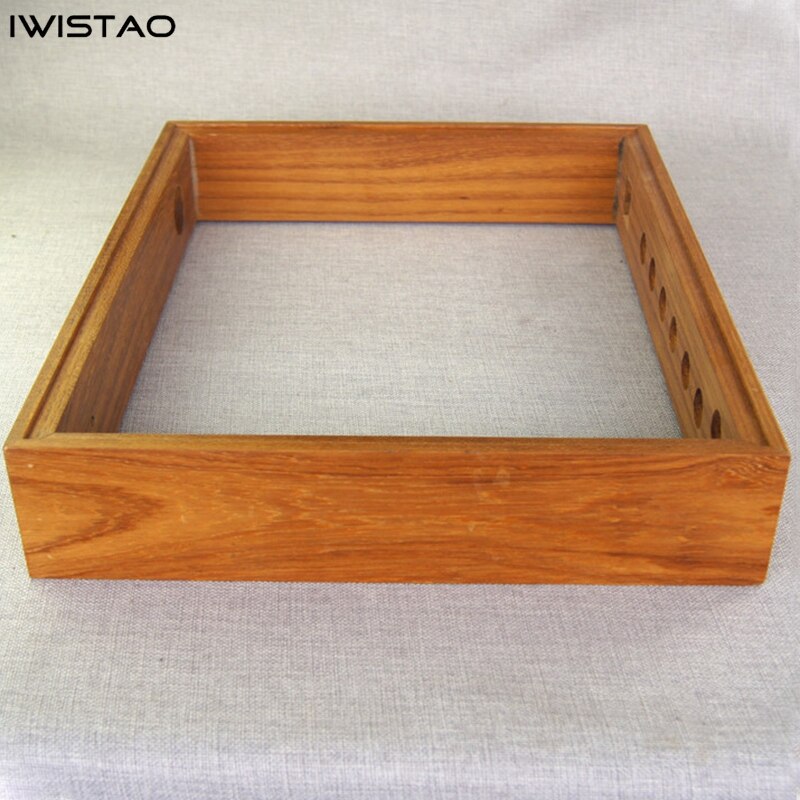 IWISTAO DIY Wooden Casing for Tube Amplifier Chassis 480X380X80 Teak W