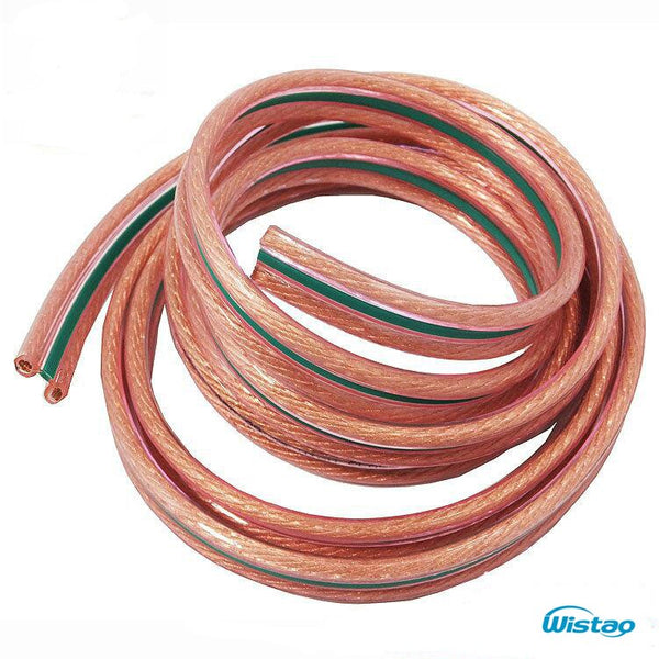 5M/Lot HIFI Audio Cable 99.99% Oxygen-free High-purity OFC Copper Two Layers Insulating Bush High Performance