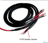 HIFI Interconnection Speakers Cable 5N OFC MCA Plug 8pcs Single Crystal Copper Wire  2.5m Black