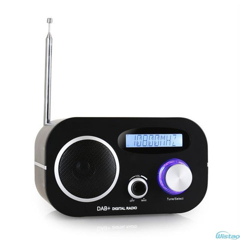 DAB + Digital Radio Alarm Clock FM Radios LCD Display Automatic Search Station Time and Date Display1.5W RMS