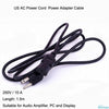 US AC Power Cord Power Adapter Cable 3 prong female power plug for Amplifier PC Display Black 1.5m