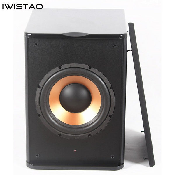 IWISTAO High-power 10 Inches Active HIFI Subwoofer Wooden Home Theater 200W 4 Ohms 30Hz~200Hz AC220V