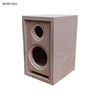 IWISTAO 4 Inch 2 Way Birch Solid Wood Empty Speaker Enclosure Kits Inverted 1 Pair No Assembling HIFI Audio DIY