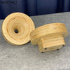 IWISTAO 1 Inch Throat Speaker Horn Circle Horn Index 1 Pair Solid Wood OD 10 Inch Birch Multilayer Board HIFI Audio DIY