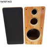 IWISTAO 10 Inch 3 Ways Bookshelf Empty Speaker Cabinet 1 Piece 18mm high-density Board natural Birch Wood Veneer Volume 45L HIFI Audio DIY