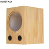 IWISTAO 8 / 10 / 12 Inch Subwoofer Empty Cabinet Customized Solid Wood Front Inverted Dovetail Structure HIFI DIY Audio
