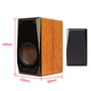IWISTAO 2 Way 6.5 Inch Labyrinth Empty Speaker Cabinet Enclosure 1 Pair Varnished Panel 7-shaped Structure HIFI Audio DIY