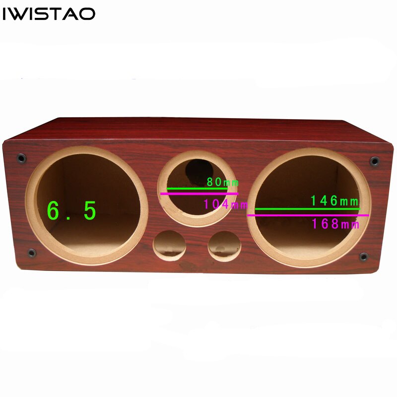 IWISTAO 2 Way 6.5 Inches Center Speaker Empty 1 PC Speaker Enc