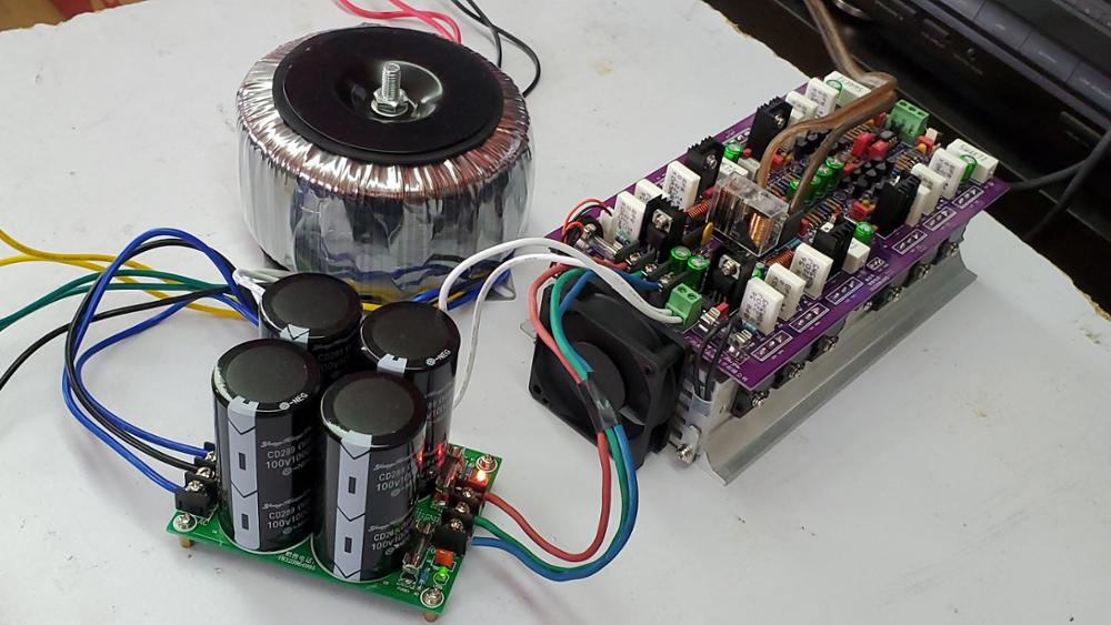 IWISTAO 2X300W HIFI Stereo Discrete Component Power Amplifier Finished Board High Power