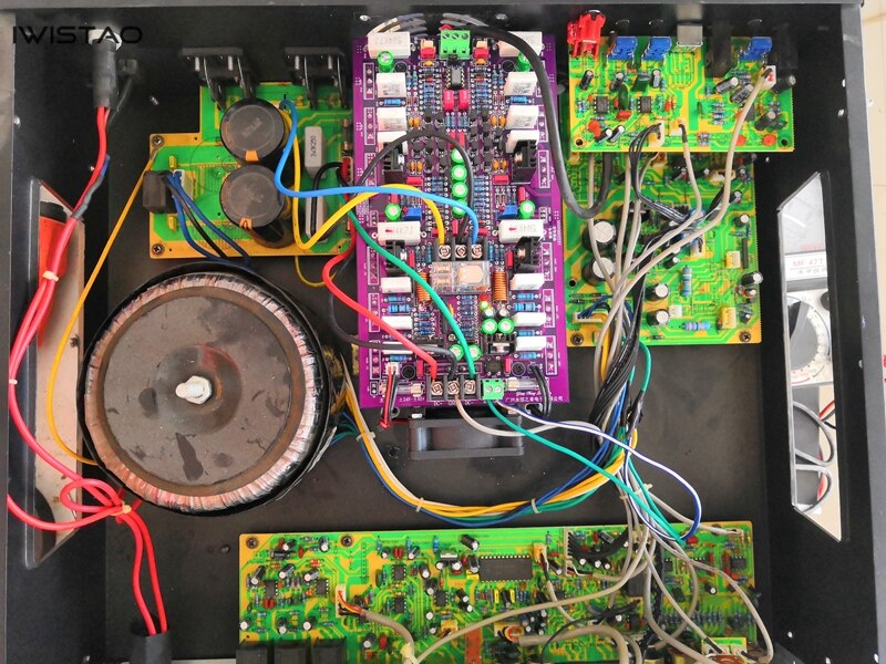 IWISTAO 2X300W HIFI Stereo Discrete Component Power Amplifier Finished Board High Power