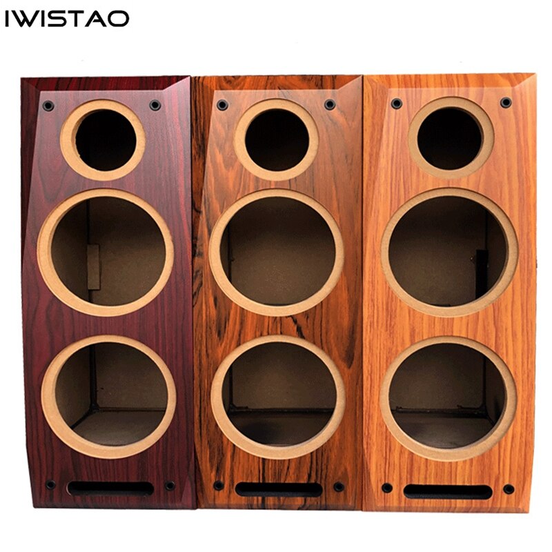 IWISTAO 3 Way Speaker Empty Passive Speaker Enclosure Wood 15mm