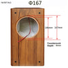 IWISTAO 6.5 inches Full Range Speaker Empty Cabinet Passive Speaker Enclosure Wood 18mm High Density MDF Board Volume 24L DIY