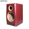 IWISTAO  8 Inch 2 Way Speaker Empty Cabinet Labyrinth Diamond Corner 1 Pair 15mm High Density Board HIFI Audio DIY