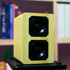 IWISTAO Dual Full Range Unit Empty Speaker Cabinet 1 Pair Pine Solid Wood for Peerless 2.5 Inch DIY