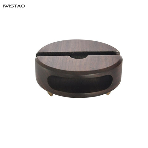 IWISTAO Empty Wooden Speaker Loudspeaker Unplugged Solid Wood Smartphone Base