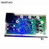 IWISTAO Finished Tube FM Stereo Tuner Stainless Steel Chassis Black Aluminum Panel HIFI Audio 220V