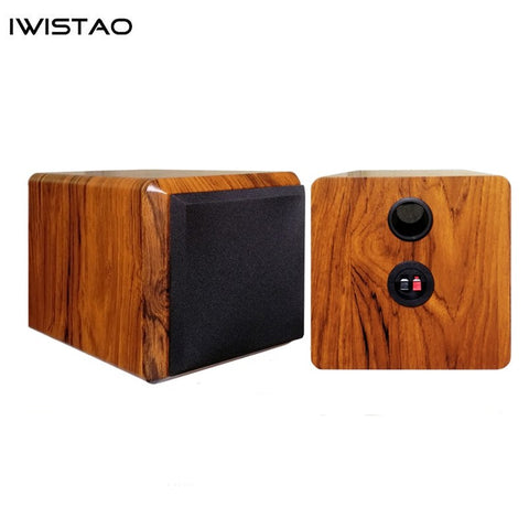 IWISTAO Full Range Speaker Empty Cabinet for 4 inch Passive Enclosure 15mm High Density Board 4.8L