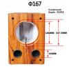 IWISTAO Full Range Speaker Empty Cabinet for 6.5 inches Passive Speaker Enclosure Wood High Density MDF Board Volume 16L DIY