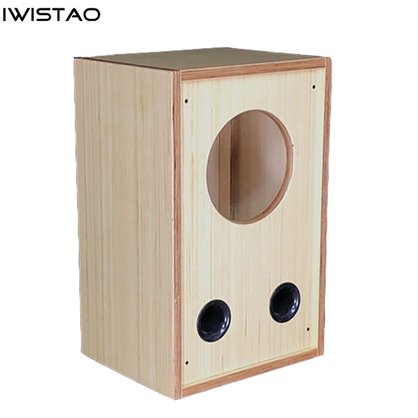 IWISTAO HIFI 10 Inch Full Range Coaxial Speaker Unit Empty Cabinet 1 Piece Birch Multi-Layer Plywood 18mm for Tube Amp DIY