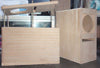 IWISTAO HIFI 3 Inch Labyrinth Full Range Speaker Empty Cabinet 1 Pair MDF Board Adhesive-Free DIY