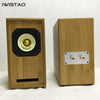 IWISTAO HIFI 4 Inches Full Range Labyrinth Speaker Cabinet Bamboo 2x60W Max 70Hz-22KHz 89dB