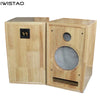 IWISTAO HIFI 5 / 6.5 Inch Full Range Speaker Empty Cabinet Solid Wood Half Bookshelf Back Load Horn Labyrinth Structure