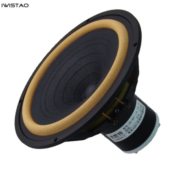 IWISTAO HIFI 6.5 Inch Full Range Speaker Unit 25W Max 55-20K HZ 93dB AlNiCo Magnet 8 ohm Leather Edge Die-cast AL Frame