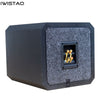 IWISTAO HIFI 8 /10 /12 Inch Passive Subwoofer Empty Cabinet Honeycomb HDF Board Enclosure Sealed Box Car Audio DIY