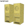 IWISTAO HIFI 8 Inches Full Range Speaker Empty Cabinet Kits 1 PC MDF Labyrinth Structure for Tube Amplifier