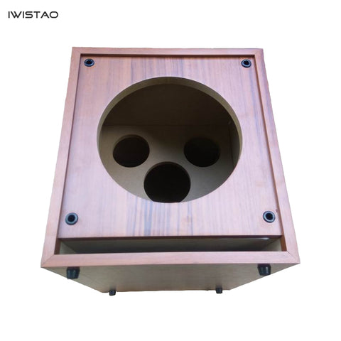 IWISTAO HIFI 8 Inch Subwoofer Empty Cabinet Passive Wooden Speaker Enclosure HDF Board DIY
