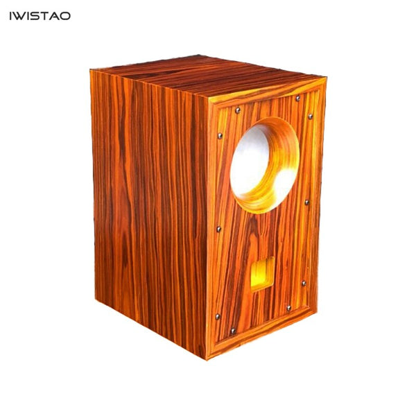 IWISTAO HIFI Full Range Empty Speaker Enclosure Inverted 1 Pair Veneer 3 4 4.5 inch for AURA