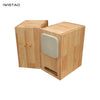 IWISTAO HIFI Labyrinth 4.5 Inch Full Range Empty Speaker Cabinet Solid Wood/Poplar Plywood 15mm Thickness Board
