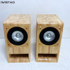 IWISTAO HIFI Speaker 1 PC 8 Inches Mark Speaker Unit Finished Labyrinth Structure Solid Wood Cabinet