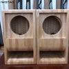 IWISTAO HIFI Speaker Empty Cabinet 8 Inches 1 Pair Finished Labyrinth Structure Solid Wood for Full Range Speakers Unit DIY