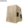 IWISTAO HIFI Speaker Full Range 2.75 Inches Unit 4 Ohm 15~30W 88dB Solid Wood Enclosure 1 Pair Inverted Structure Elevation Angle