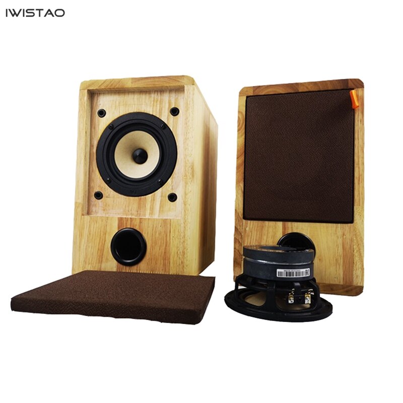 IWISTAO HIFI Speaker Full Range 4 Inches Unit 4 Ohm 1525W Solid Wood