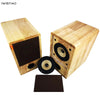 IWISTAO HIFI Speaker Full Range 4 Inches Unit 4 Ohm 15~25W Solid Wood Enclosure 1 Pair Inverted Structure
