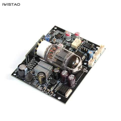 IWISTAO HIFI 진공관 블루투스 5.0 오디오 하드웨어 디코딩 보드 12AU7 CSR8675 ESS9018 APTX-HD