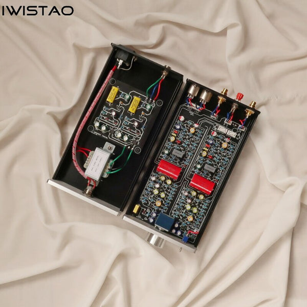 IWISTAO High-gain Vinyl Balanced Output Phono Preamplifier MM Moving M ...